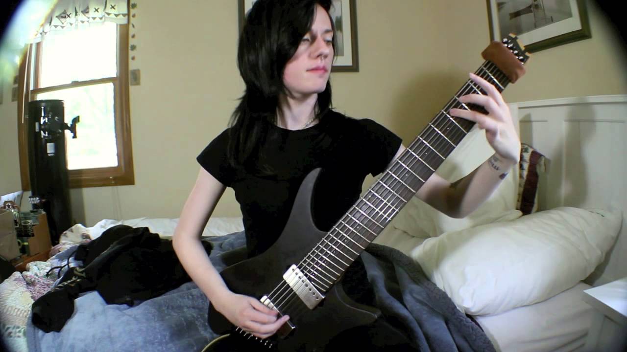 Sarah Longfield - Pravus by Meshuggah cover