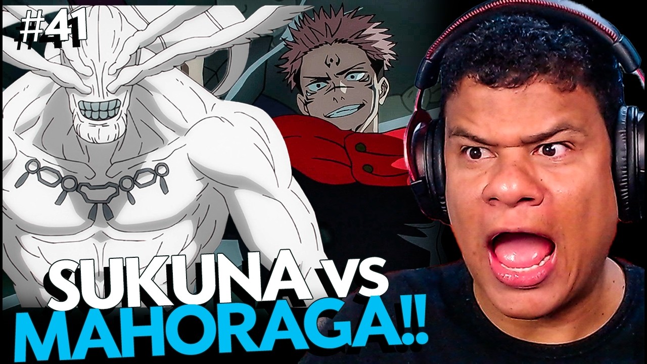 SUKUNA vs MAHORAGA! ISSO FOI APELAÇÃO DE MAIS! | JUJUTSU KAISEN 2X41 REACT!!