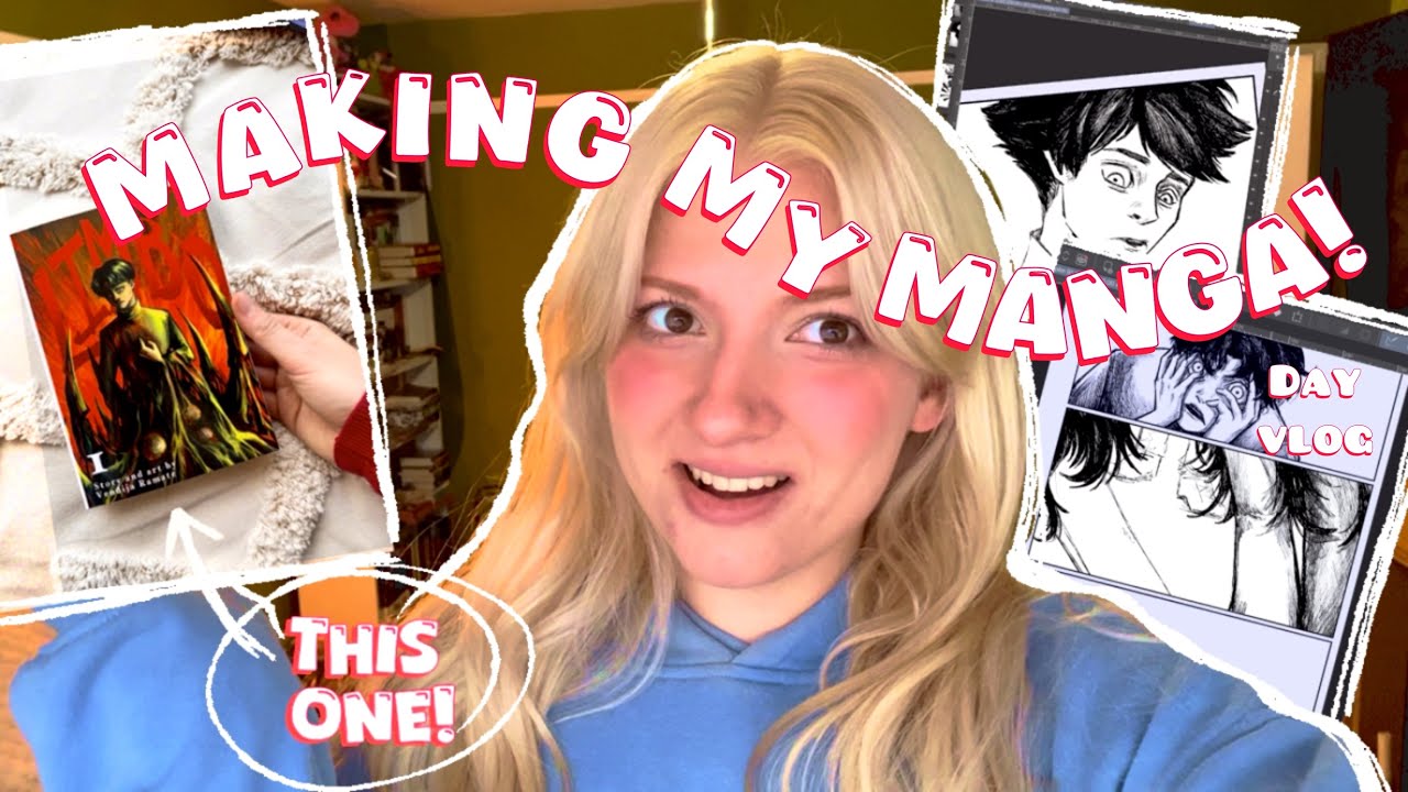 Making my manga! - art vlog 