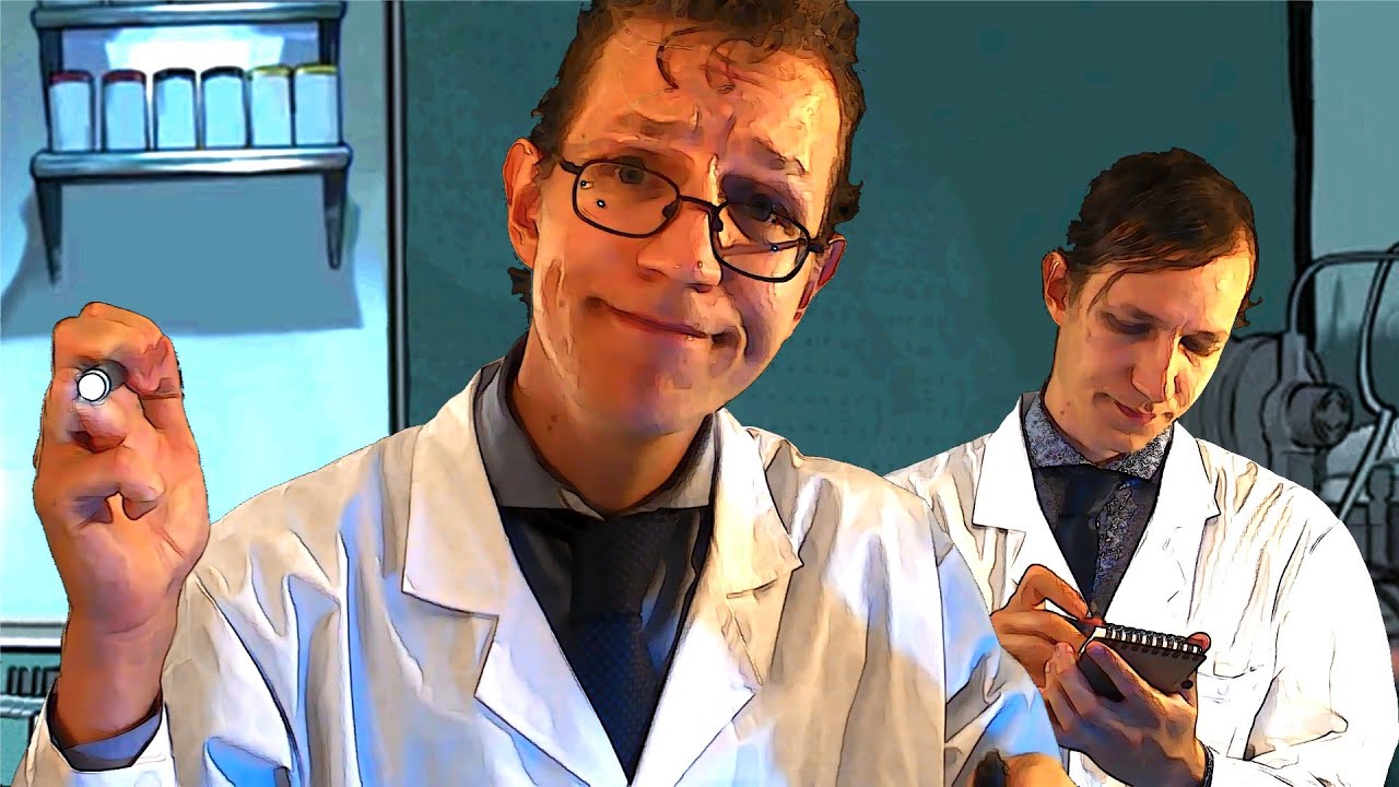Split Brain Test | Medical Twin ASMR Roleplay (A Scanner Darkly)