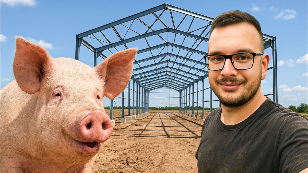 OPRASILA NAM SE KEZMICA, A STIGLA JE I KONSTRUKCIJA MONTAŽNE HALE! 🏠🐷