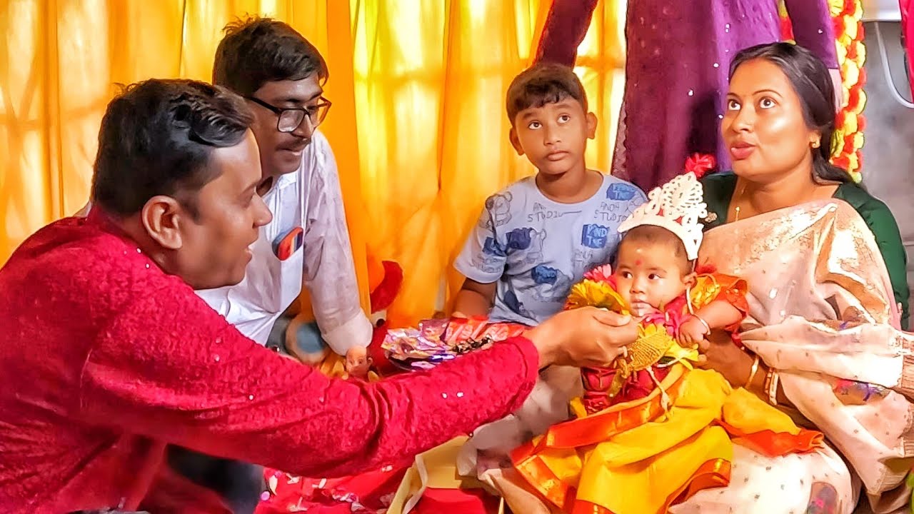 পরীর অন্নপ্রাশনে আমাদের গোটা পরিবার মিলিত হয়ে হৈ হৈ করে কাটালাম ৷