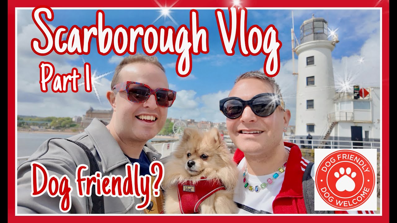 Scarborough Vlog1- Dog Friendly Places, The Royal Hotel, Arcades, shops, Fish & chips by the Sea.