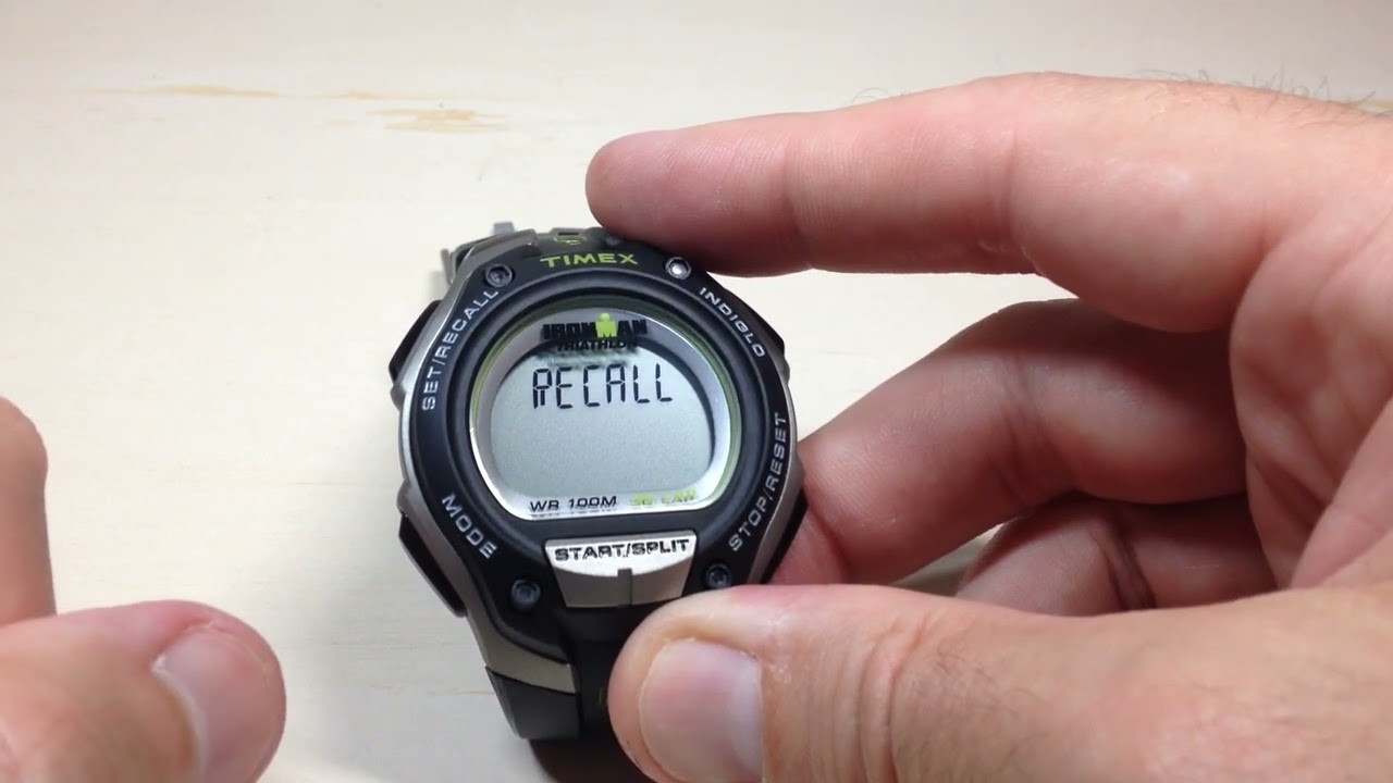 Timex Ironman (T5K412) | Using Chronograph