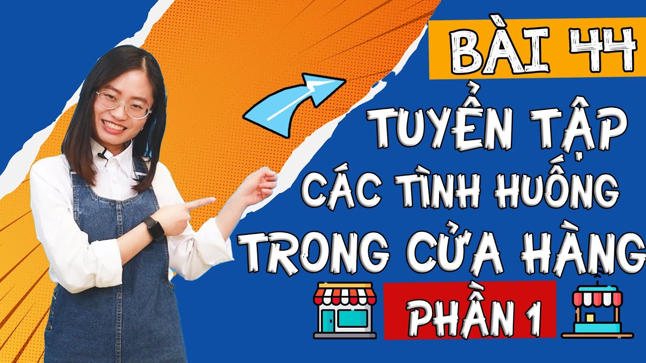 Học tiếng Séc cùng Tamda - Bài 44 -TUYỂN TẬP CÁC TÌNH HUỐNG TRONG CỬA HÀNG