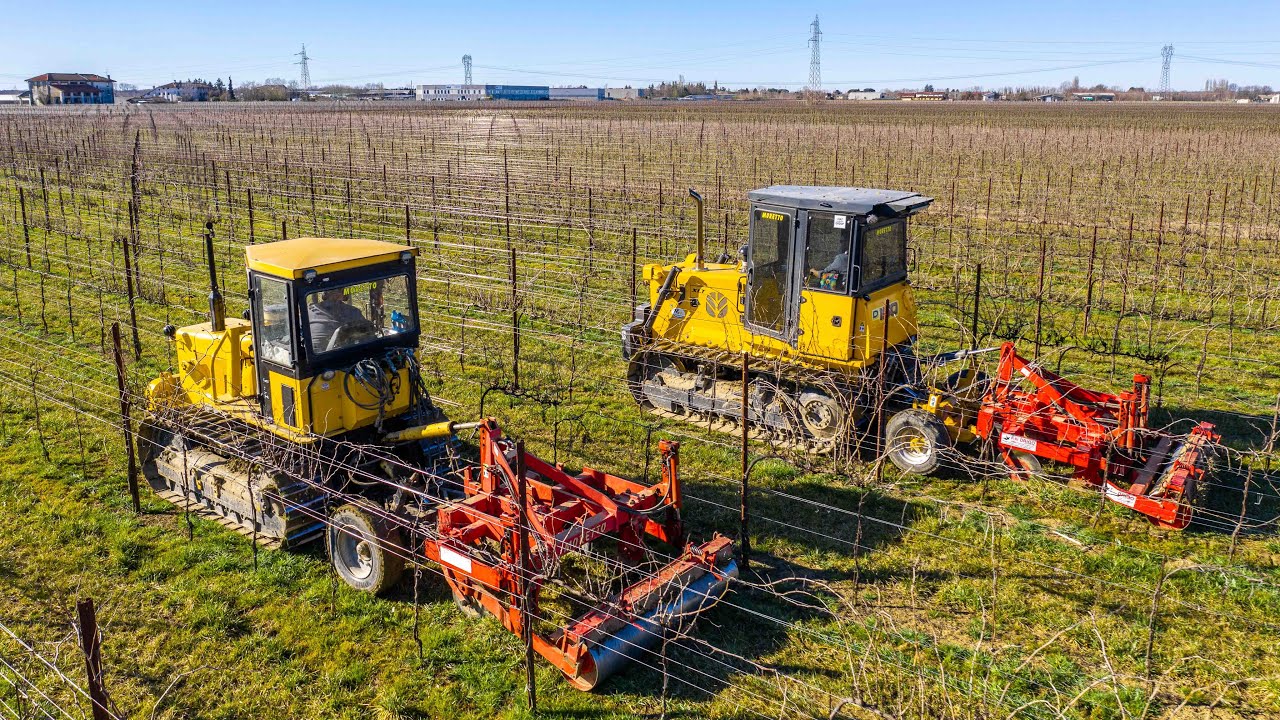 Fiat D4 & New Holland D150 + Arieggiatore F.lli DRIGO | MORETTO