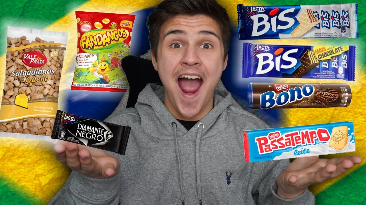 British Guy Trying Brazilian Snacks For the FIRST TIME !