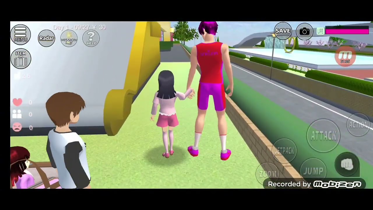My first day at kindergarten: sakura school simulator