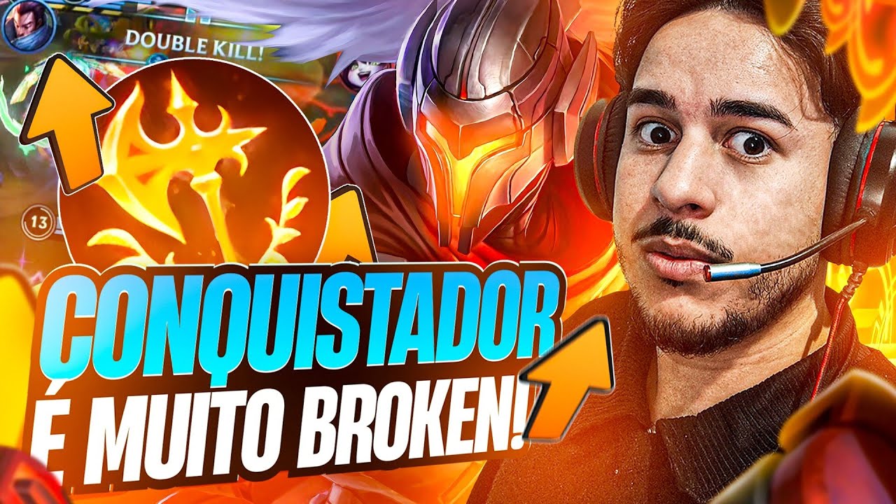 TESTEI CONQUISTADOR NO YASUO E ME SURPREENDI COM O DANO! LOL WILD RIFT