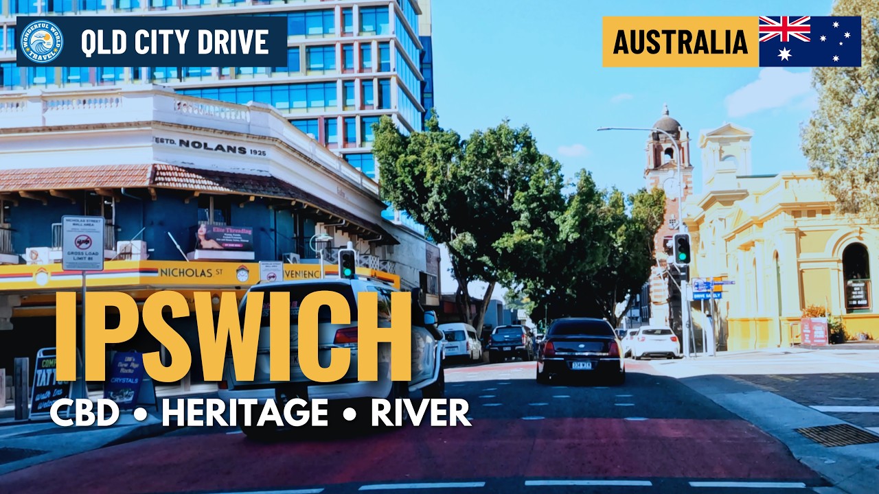 Driving Tour – The City of Ipswich, Queensland Australia | 4K UHD | Wonderful World