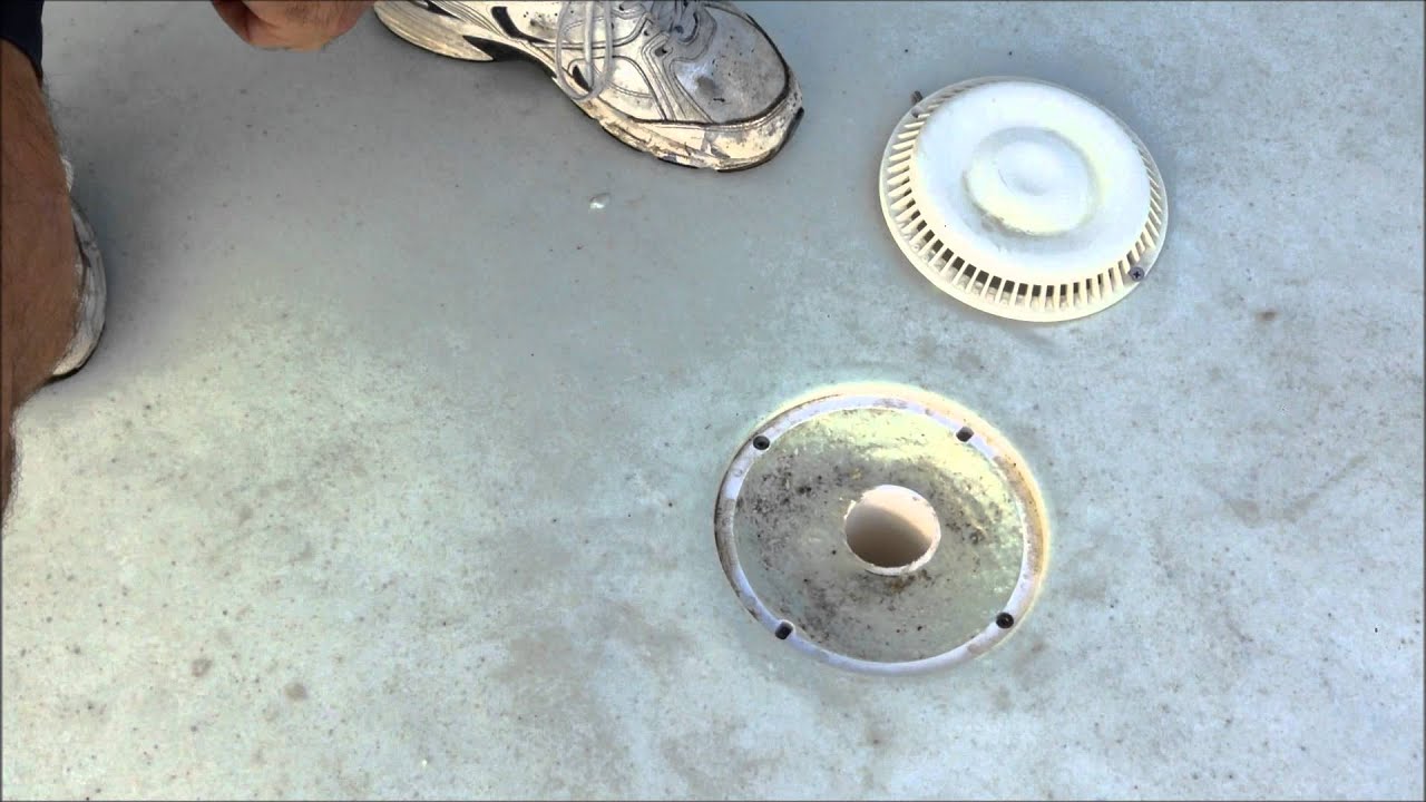 Swimming pool drain sump