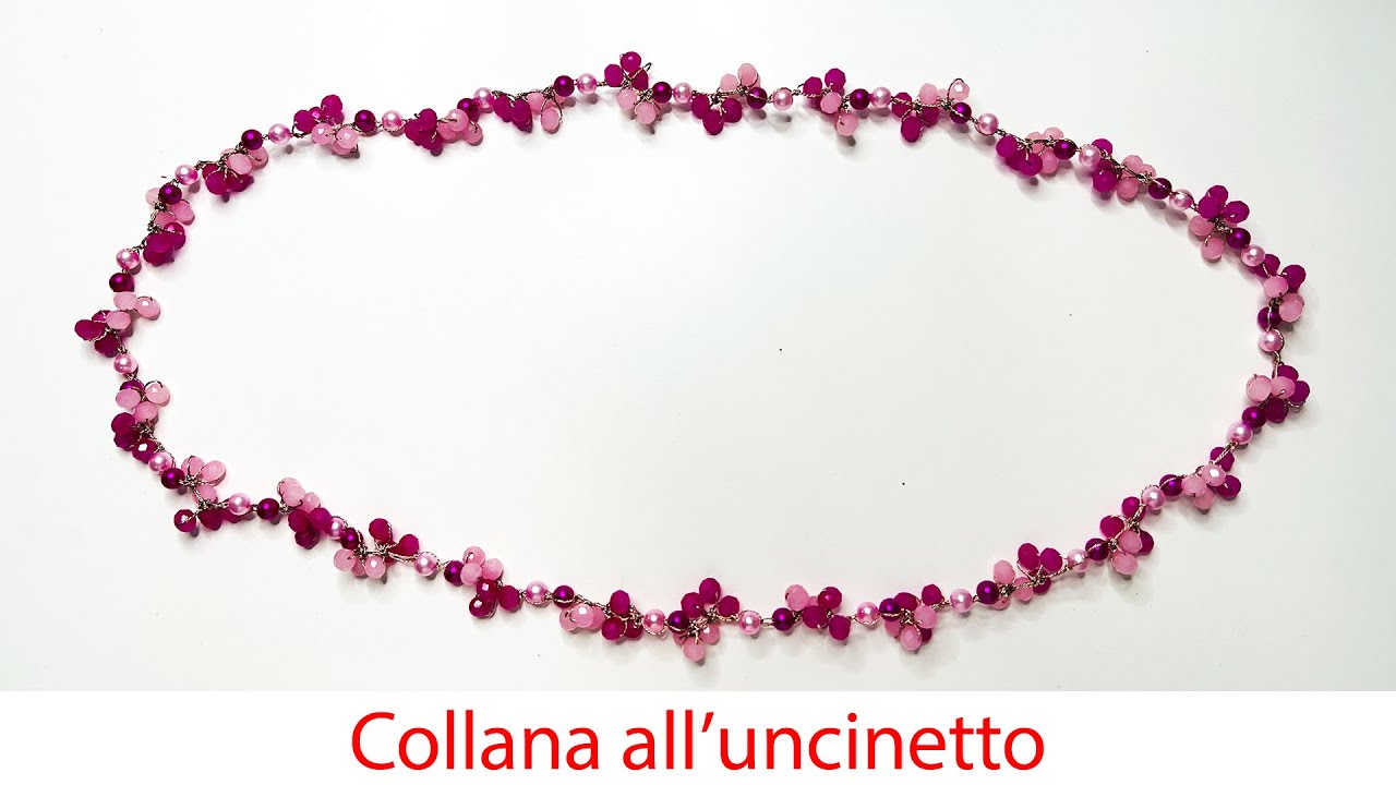 Collana numero 35 all'uncinetto