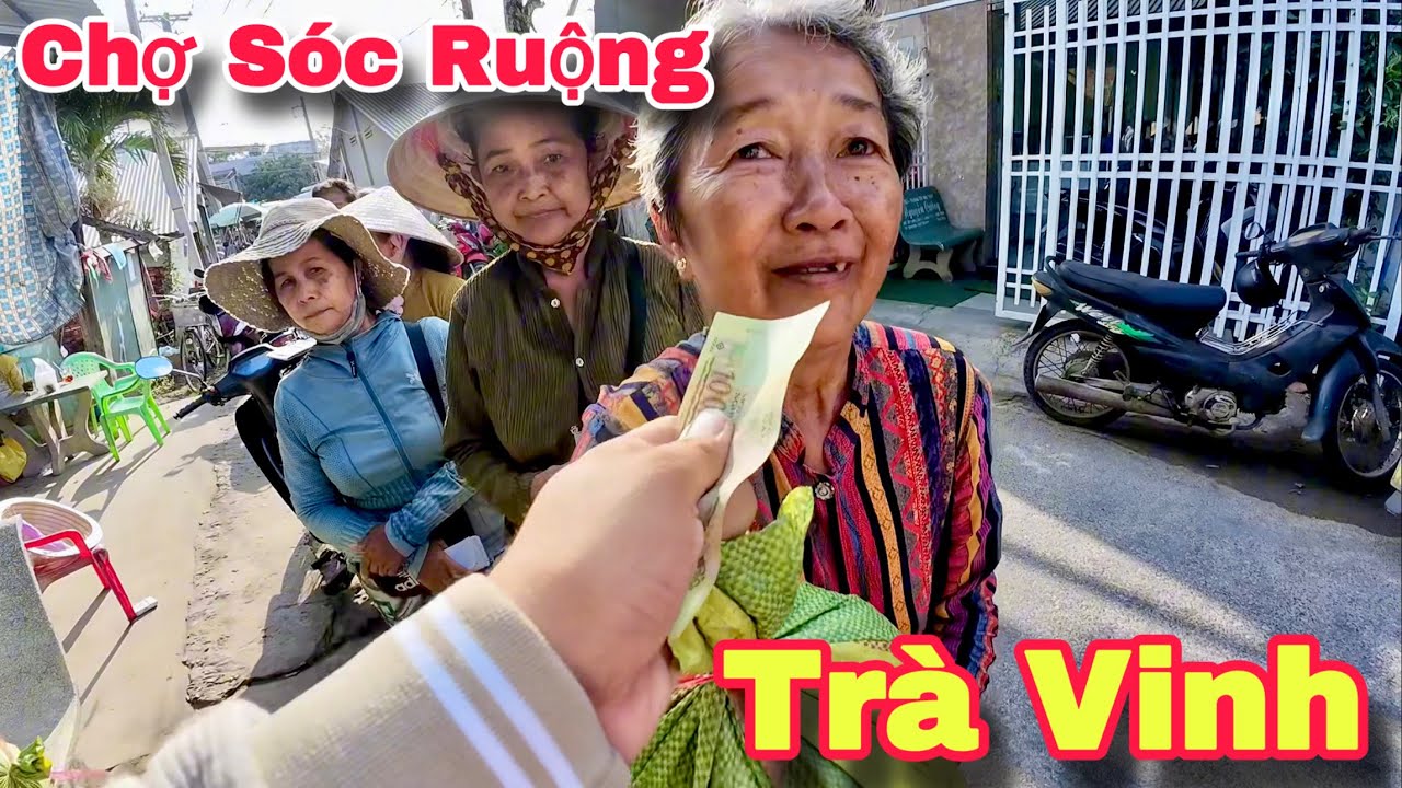 Chợ Sóc Ruộng Trà Vinh Người Khó Khăn Vui Mừng Nhận Quà Nhà Hảo Tâm Mỹ | Khương Nhựt Minh