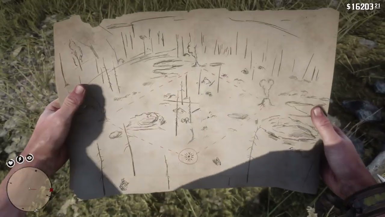 Red Dead Redemption 2_Jack Hall treasure Map 2