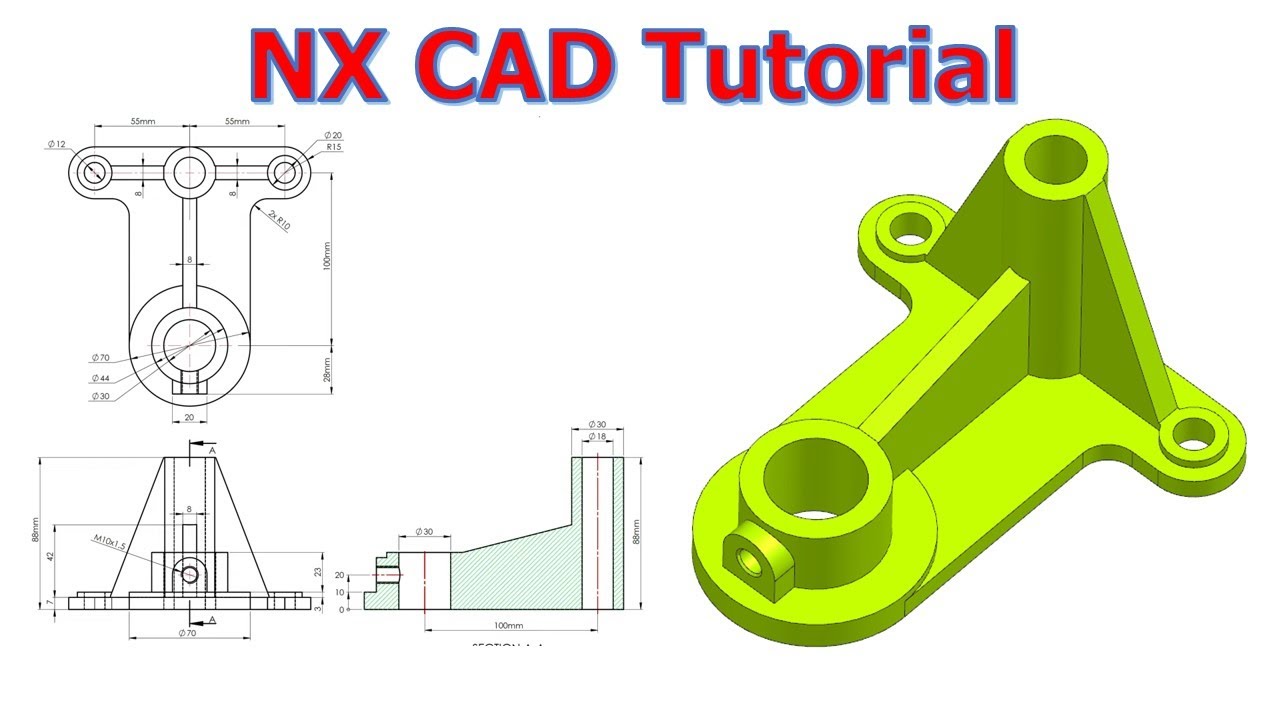 NX CAD Tutorial #87 | 3D Modeling Basic Beginners