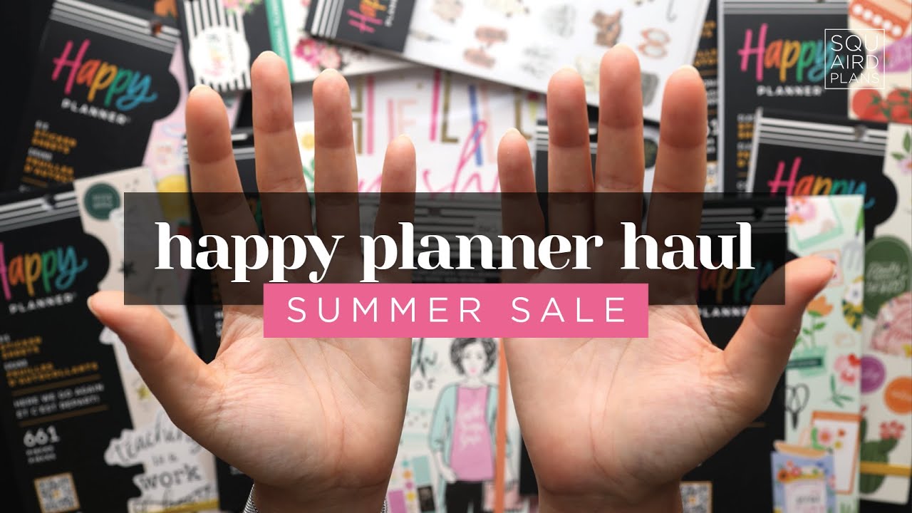 HAPPY PLANNER SUMMER SALE HAUL! 2024 Planner Supply Unboxing/Review