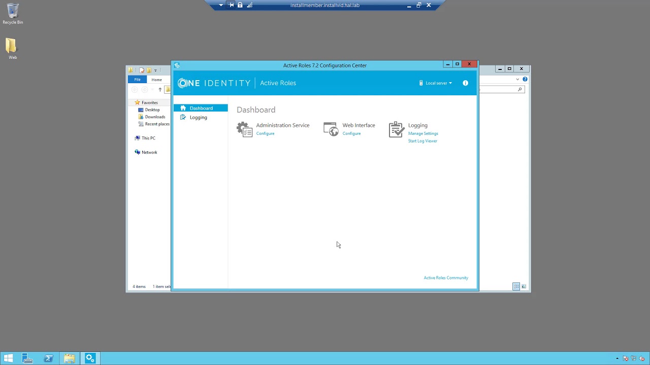 Active Roles Server 7.2 Installation