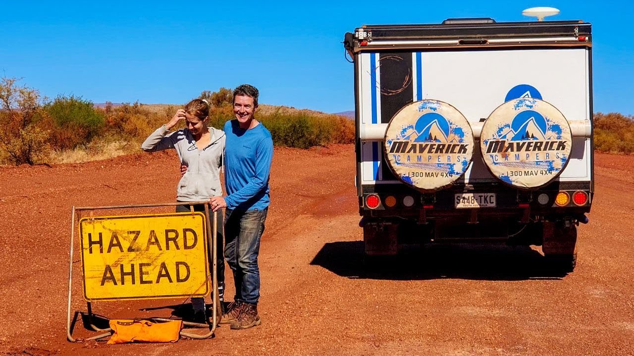 WARNING: this is what happens if the road closes... Karijini National Park