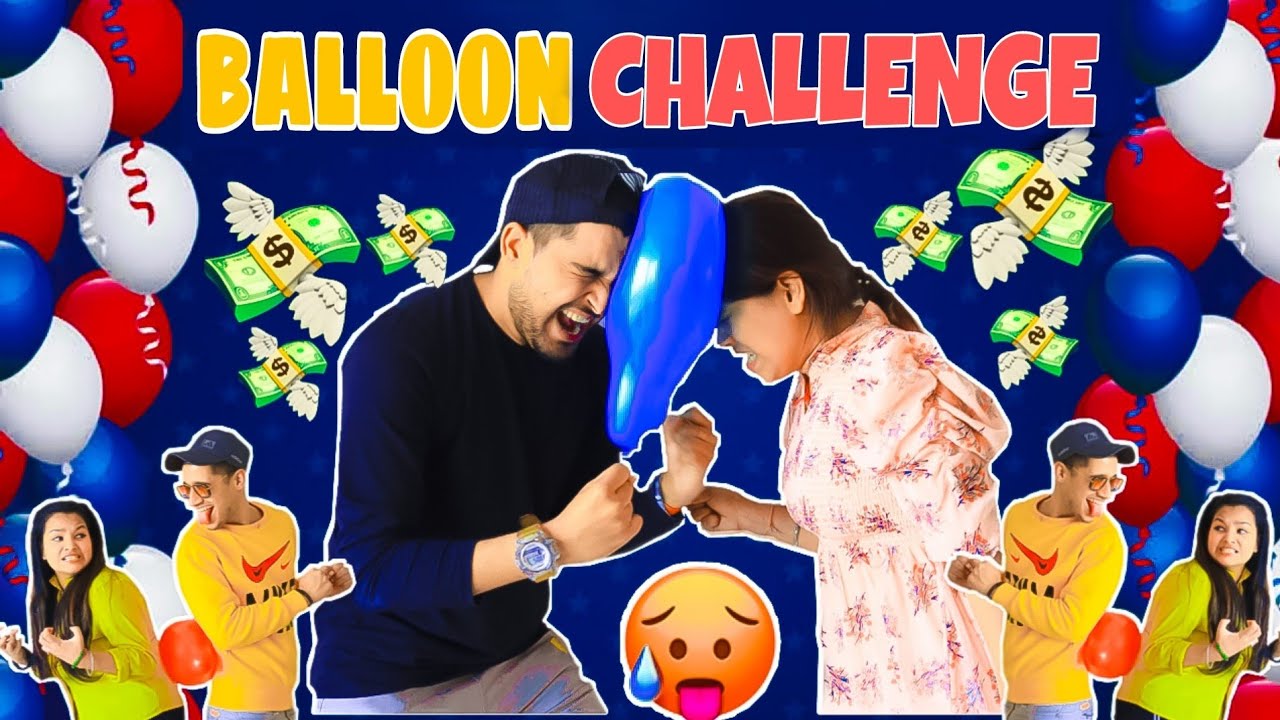 BALLOON CHALLENGE 🎈 || Brusting Balloon Challenge ||  Funnistan