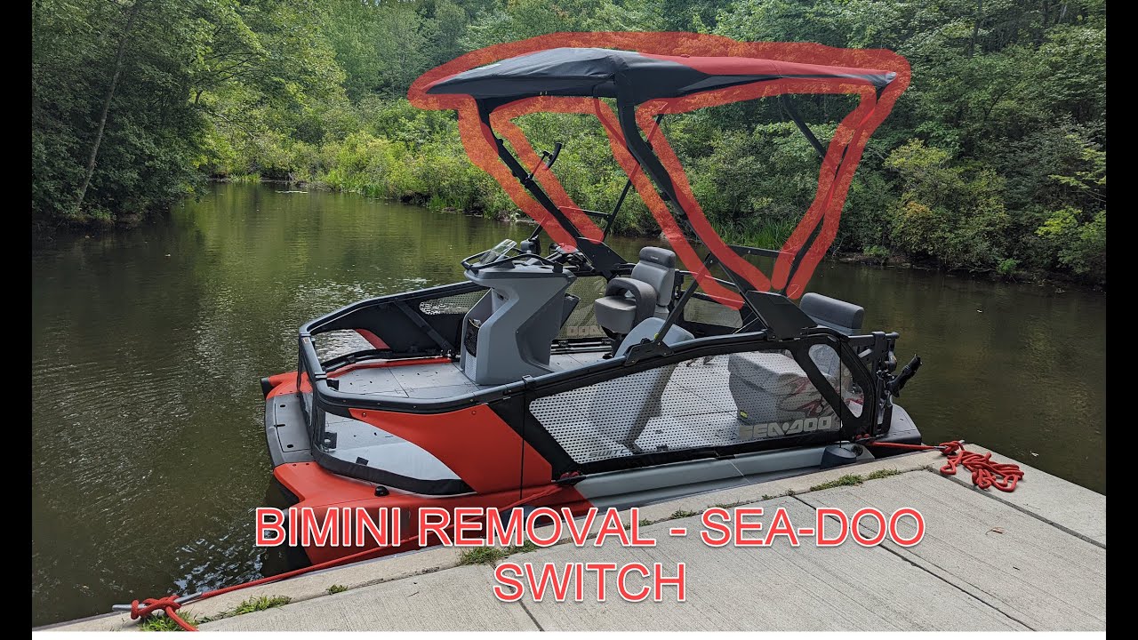 How to Remove a Sea-Doo Switch Bimini Cover Frame