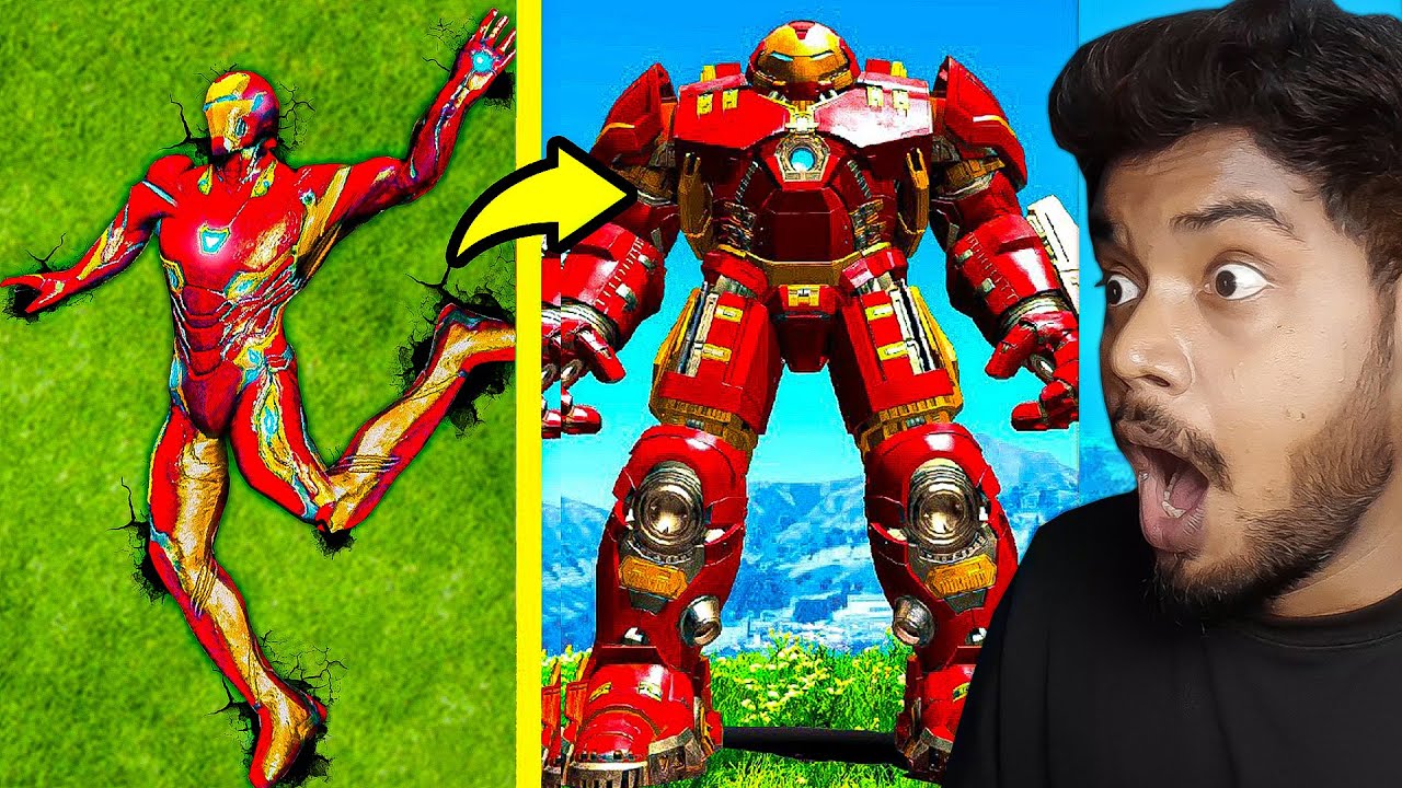 Gta5 Tamil - Upgrading Normal IRON MAN into HULK BUSTER