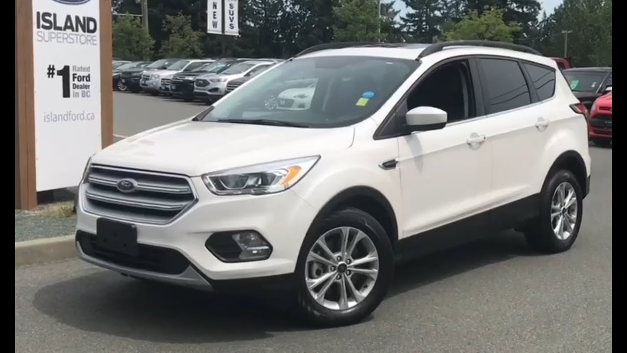 2018 Ford Escape SEL W/ Panoramic Moonroof, Nav, AWD Review| Island Ford