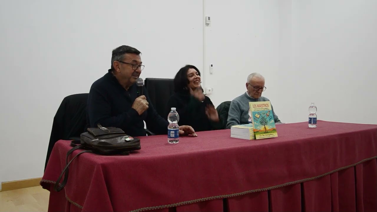 ✨❤️Presentación del libro: Los Maestros. Interviene:  Jose A  Martín Cano