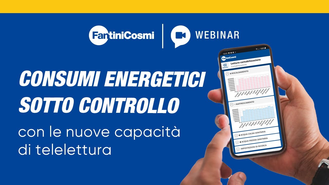 Webinar - Consumi energetici sotto controllo con le nuove capacità di telelettura