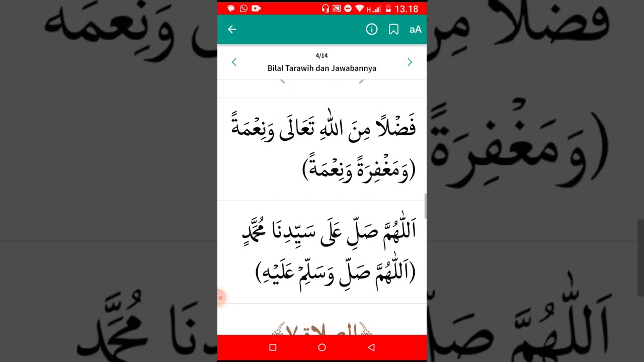 FULL‼️ Bacaan Bilal Tarawih 23 rakaat lengkap plus Shalat Witir 1 / 3 Rokaat