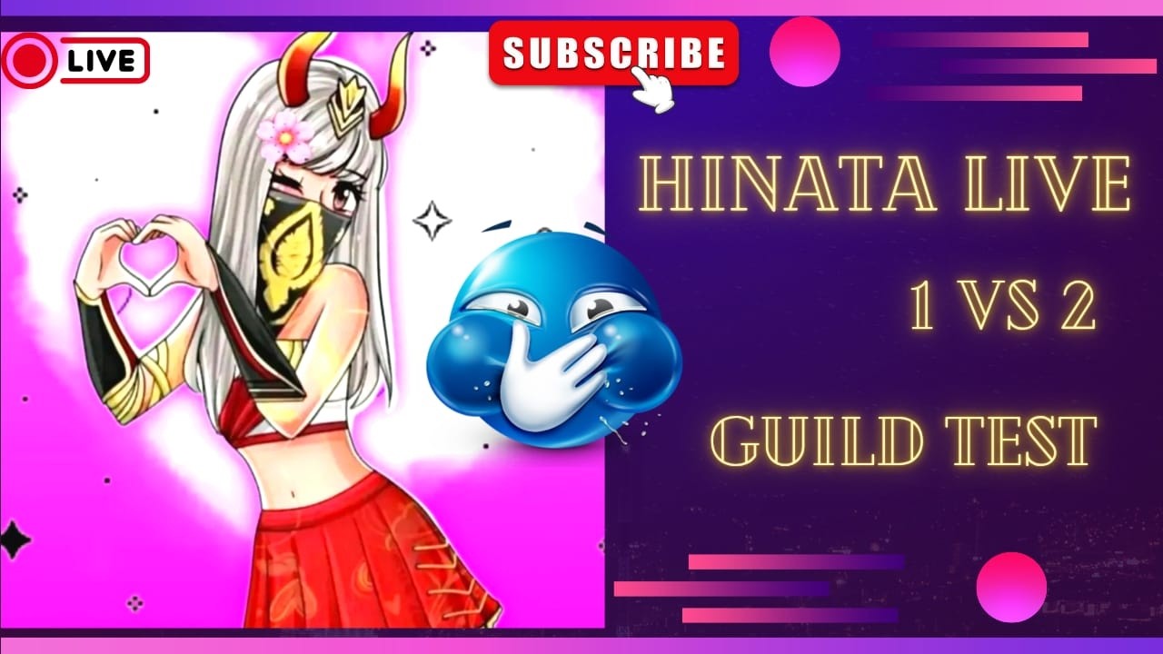 HINATA LIVE :- 6k COMING SOON 🔜 GUYS #freefirelive #tondegamer #girllive