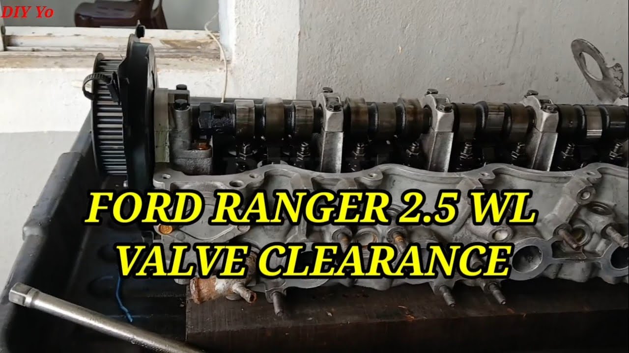 Регулировка зазора клапанов Ford Ranger 2.5 WL
