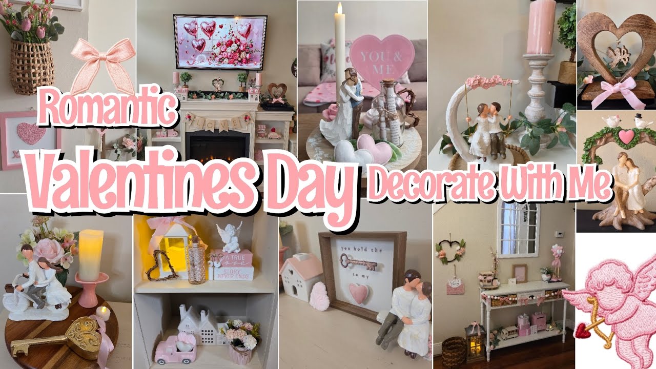 🩷🌿ROMANTIC VALENTINES DAY DECORATE WITH ME! 💌💝 PART 1