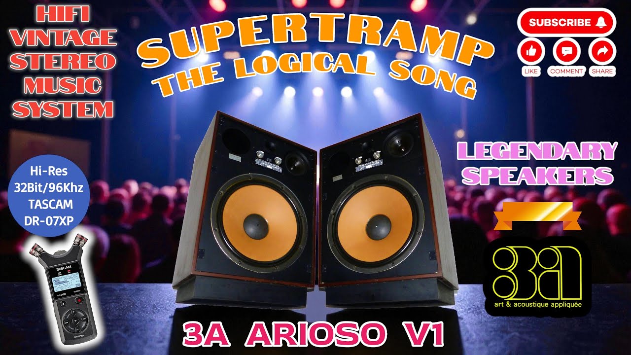 Supertramp - The Logical Song / Hi-res Music 32-Bit/96Khz - HiFi Vintage Speakers