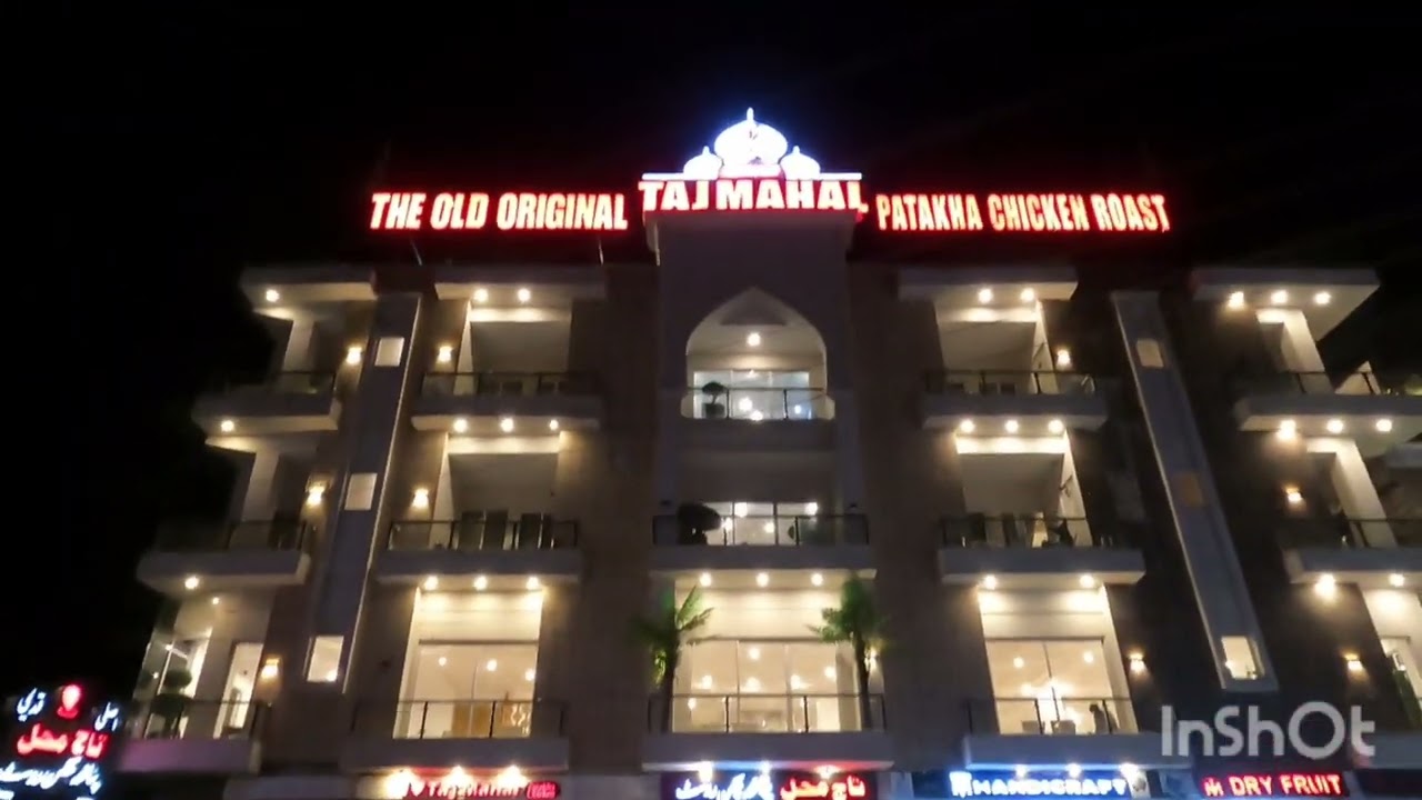 Nathia gali Bazaar at night