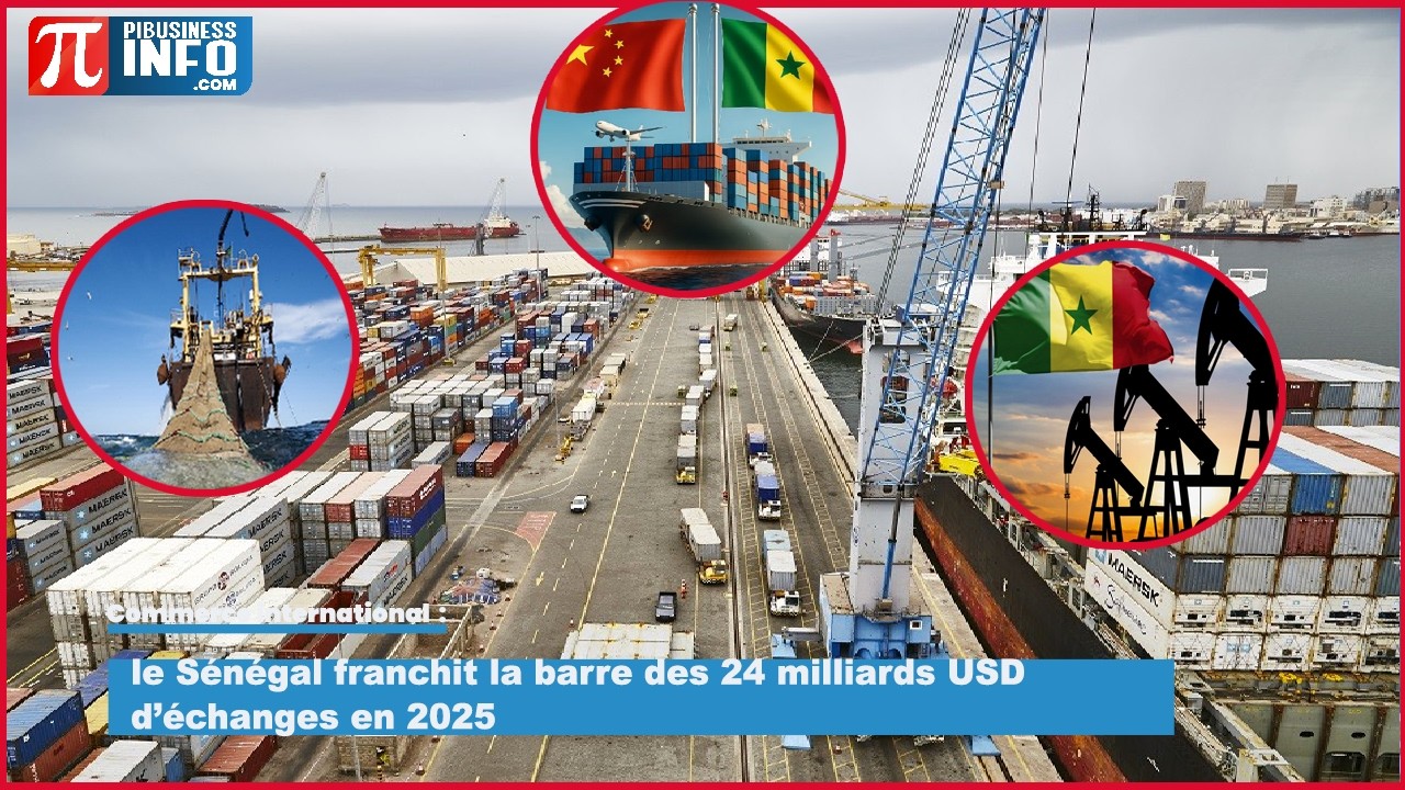 Commerce international : le Sénégal franchit la barre des 24 milliards USD d’échanges en 2025