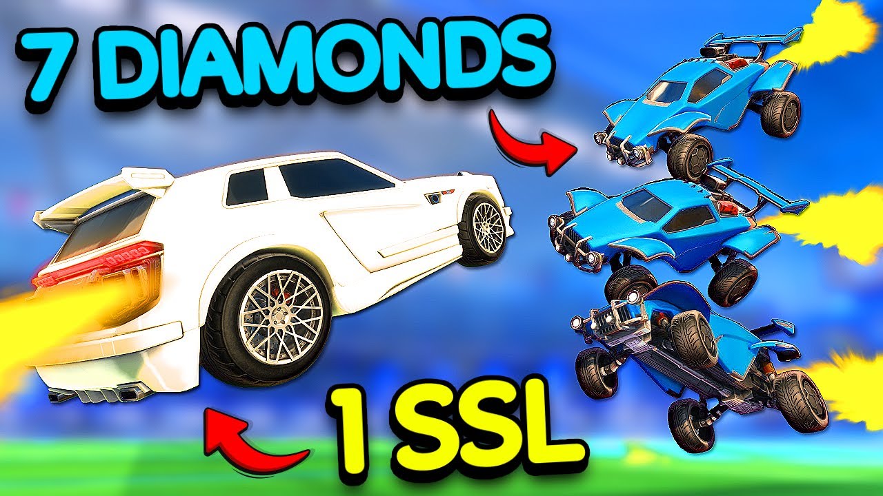 1 SUPERSONIC LEGEND gegen 7 DIAMONDS... 💪 Rocket League
