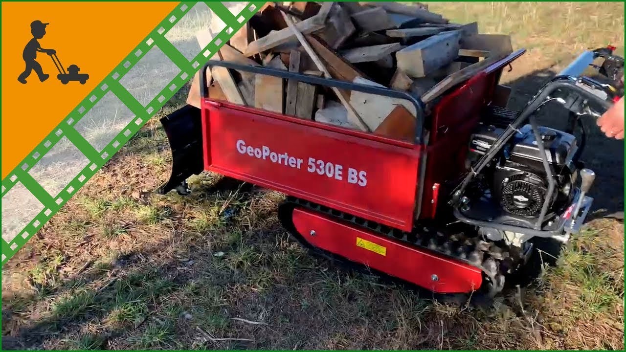 Brouette à moteur GeoTech GeoPorter 530E BS CR950 - Moteur Briggs&Stratton série 950