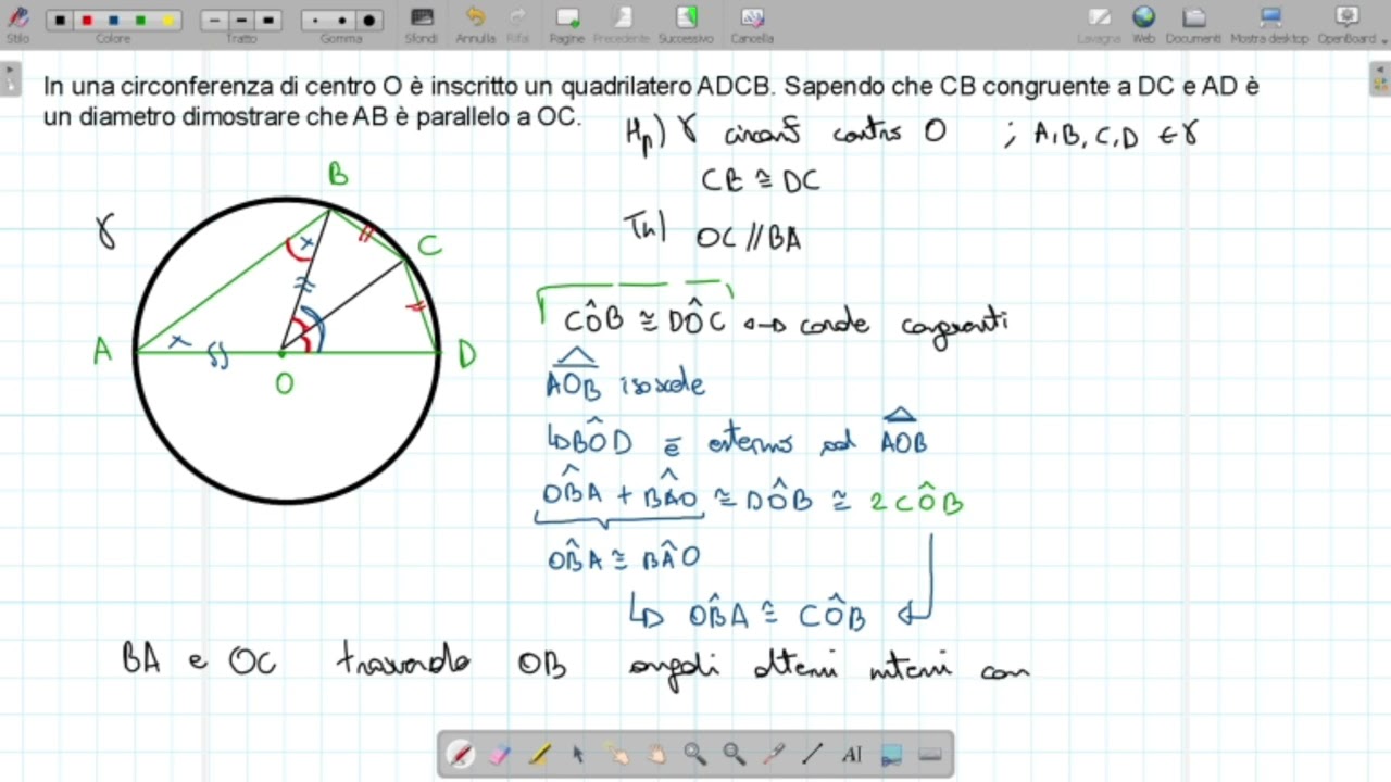 Dimostrazioni problemi di geometria poligoni inscritti e circoscritti - 001