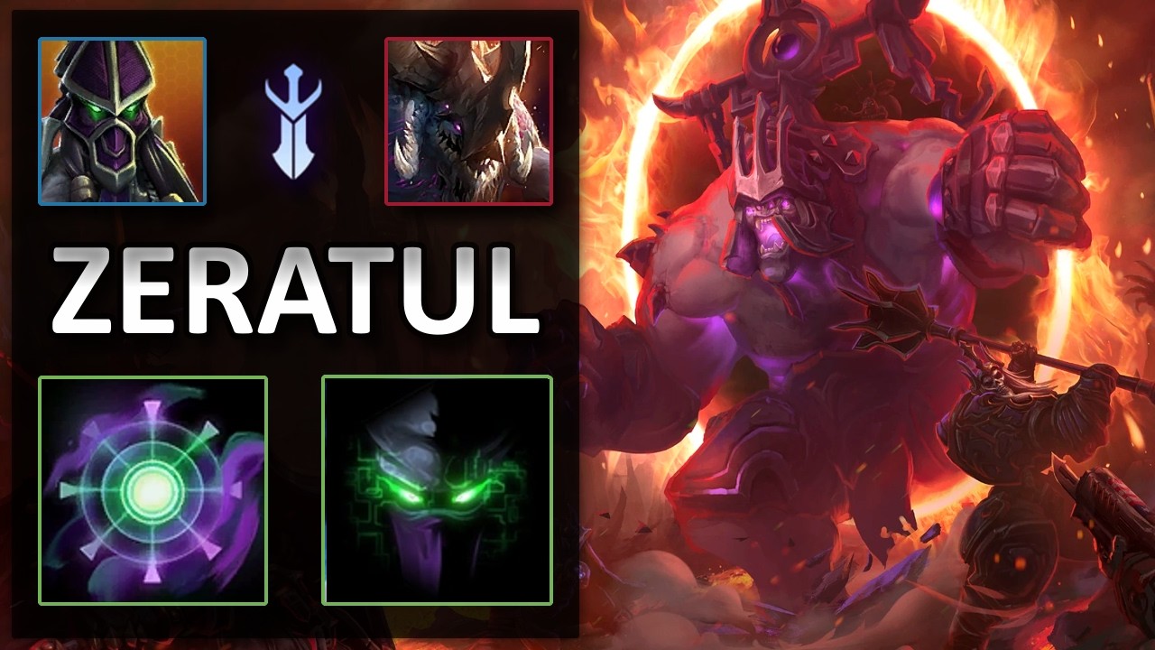 Zeratul Might of the Nerazim vs Dehaka | Infernal Shrines | Heroes of the Storm Master Replay