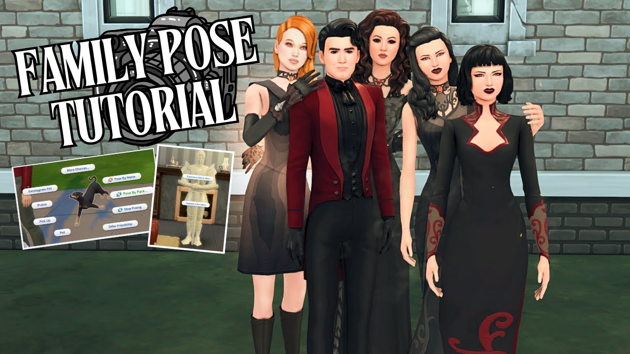 Family Pose Pack Tutorial | The sims 4 Tutorials
