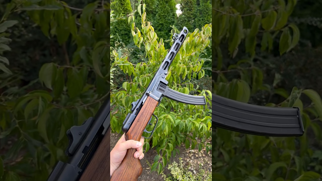 RED ARMY PPSh-41 SMG 💥 #gunshorts #guncollection #history #ppsh41 #spagin #smg #ww2 #guns #soviet