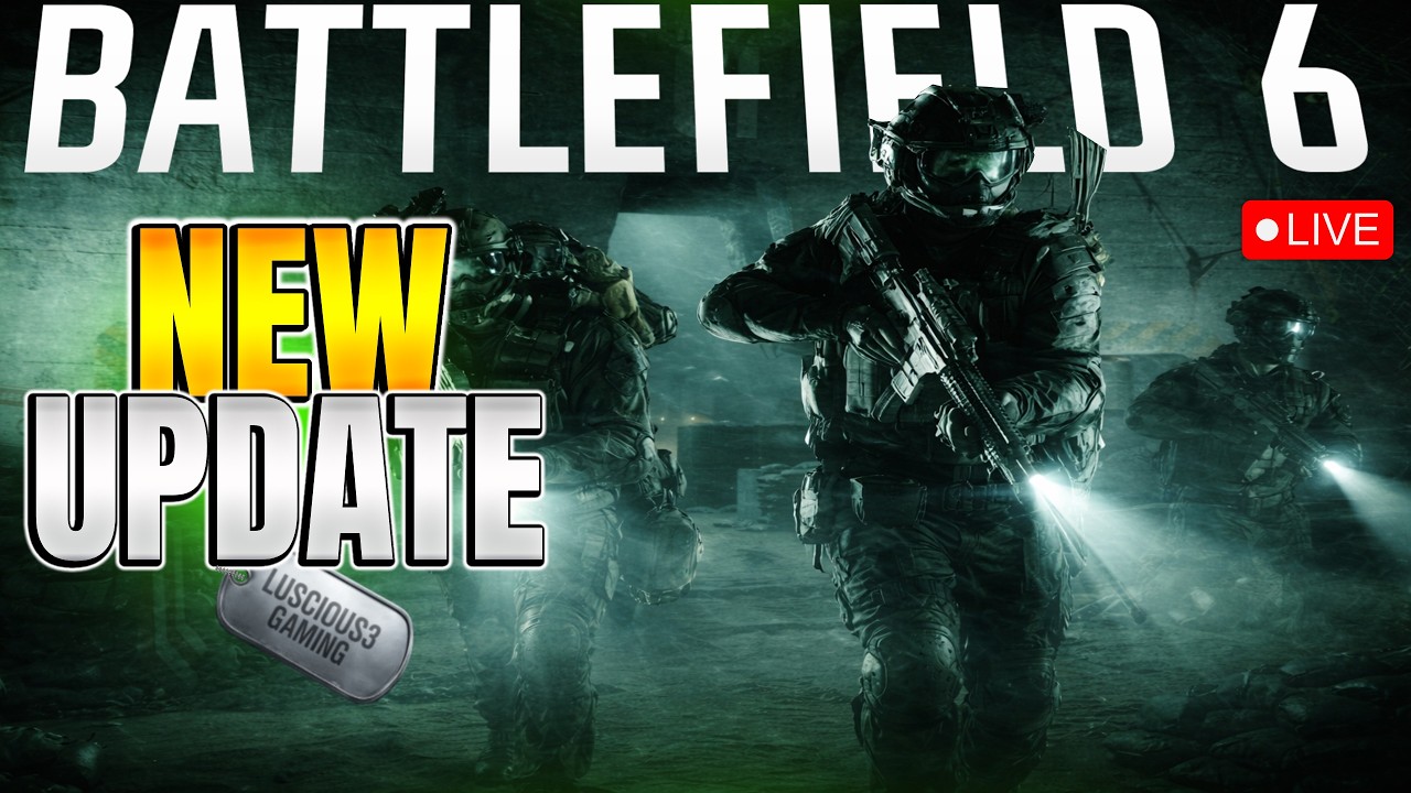 🔴LIVE - NEW BATTLEFIELD 6 PISTOL - LUSCIOUS3 GAMING