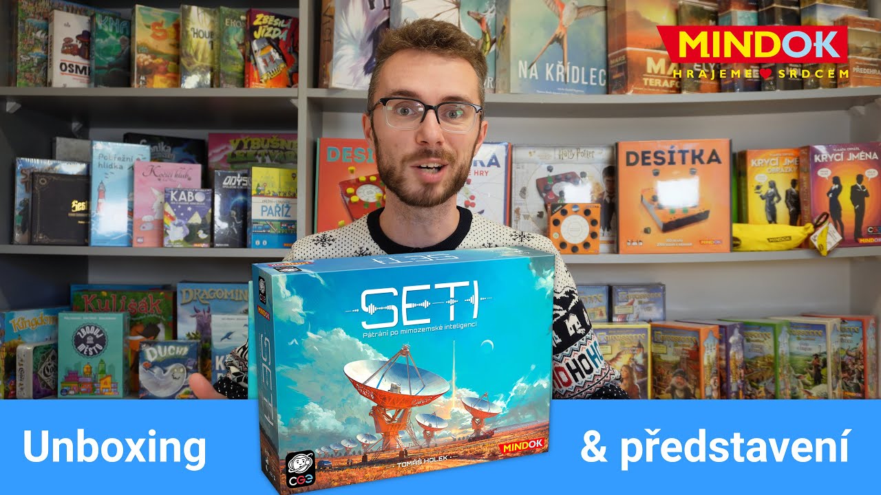Představení české hry: SETI: Pátrání po mimozemské inteligenci 🚀🛰️
