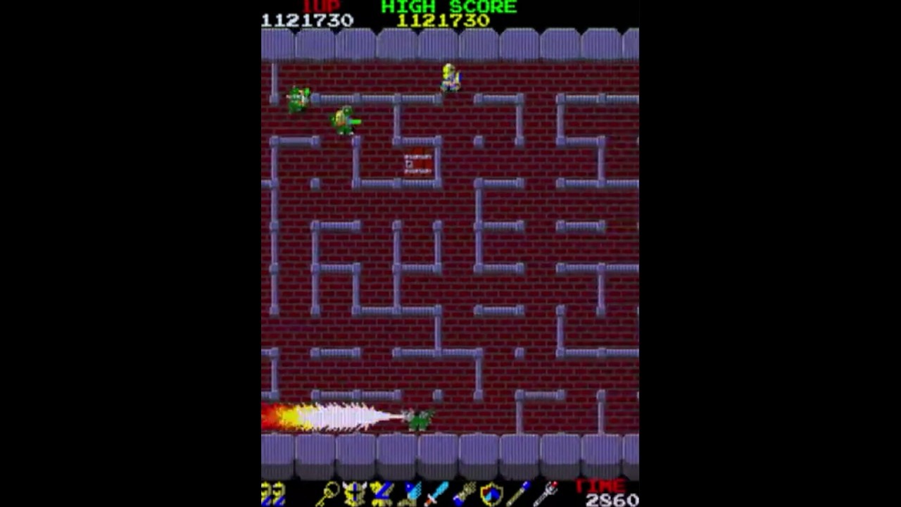 The Tower of Druaga (Arcade) playthrough