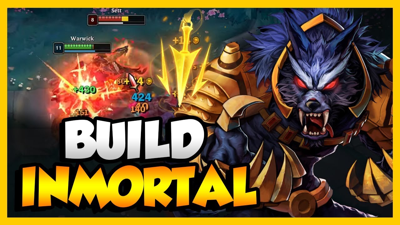 WARWICK CON LA BUILD MAS INMORTAL FULL ROBO DE VIDA | LEAGUE OF LEGENDS.