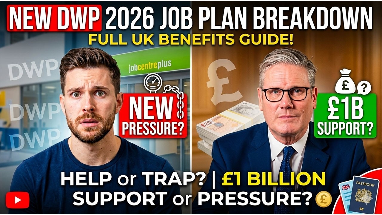 New DWP Job Plan 2026 Breakdown | &pound;1 Billion Support or Pressure? | Full UK Benefits Guide
