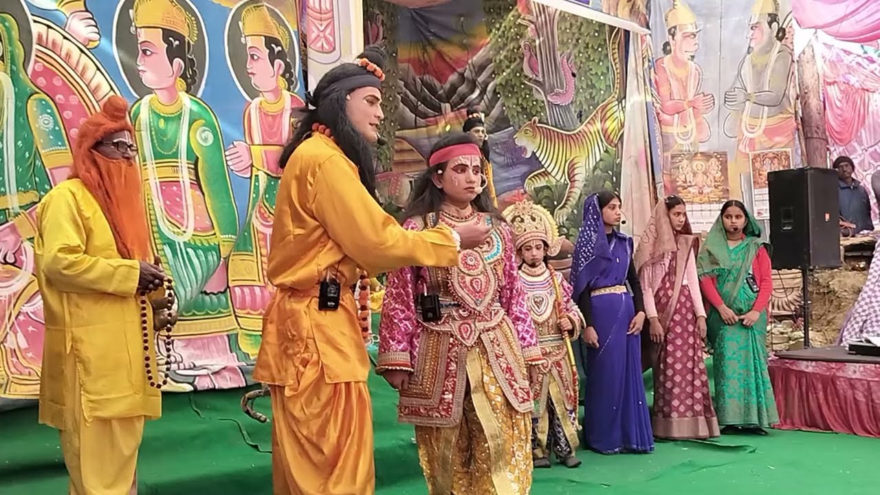 राम जी और भरत जी ने गाया गढ़वाली गाना #ramleela 