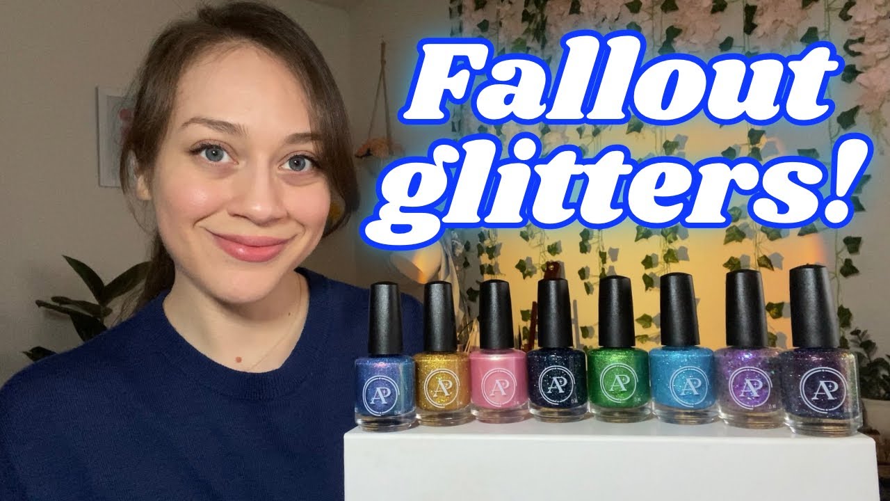 Apocalypse’s FALLOUT: Glitter Never Changes Collection ☢️✨Collection Swatches, Comparisons + Review!