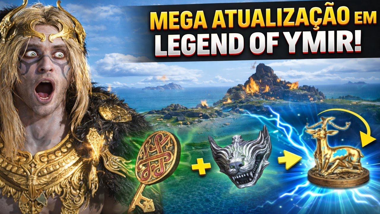 🔥 MEGA ATUALIZA&Ccedil;&Atilde;O NO Legend of Ymir! NOVOS EVENTOS, ILHA DO TESOURO E COMBINES INSANOS