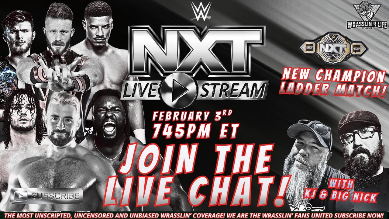 WWE NXT Live Reaction & Watch Party - Join the Live Chat (February 3, 2026) 